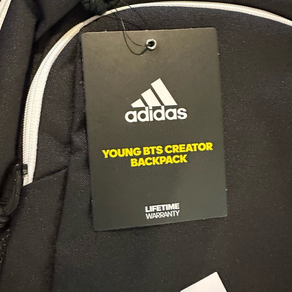 New with tags Adidas Young BTS Creator backpack. - Picture 4 of 6
